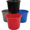 Plastic Black Waste Bin - 14 Litre thumbnail-1