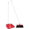 Long Handled Plastic Dustpan & Brush Set thumbnail-1