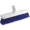 12" Stiff Polypropylene Sweep Broom Head Blue thumbnail-0