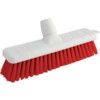 12" Soft Poly Sweep Broom Head Red thumbnail-0