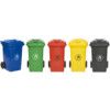 LWB80Y Yellow Wheelie Bin - 80 Litre thumbnail-1