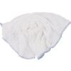 White Cotton Dishcloths Blue Trim (PK-10) thumbnail-0