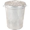 Galvanised Steel Commercial Dust Bin & Lid 80L thumbnail-0