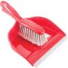 Dustpan & Brush Set, Soft Bristles, Red thumbnail-0