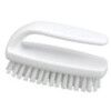 102mm Prof' Med' Poly' Nail Brush Grippy White thumbnail-0