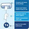 557000 Tork White Twin Toilet Roll Dispenser thumbnail-4