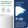 Advanced Mini Jumbo Toilet Roll, 2ply, Pack Of 12 thumbnail-1