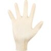 Microflex 63-864 Disposable Gloves, Natural, Latex, 6.3mil Thickness, Powder Free, Size 6.5-7, Pack of 100 thumbnail-2