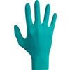 TouchNTuff 92-600 Disposable Gloves, Green, Nitrile, 4.7mil Thickness, Powder Free, Size 10, Pack of 100 thumbnail-1