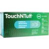 TouchNTuff 92-600 Disposable Gloves, Green, Nitrile, 4.7mil Thickness, Powder Free, Size 10, Pack of 100 thumbnail-3