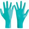 TouchNTuff 92-605 Disposable Gloves, Green, Nitrile, 4.7mil Thickness, Powder Free, Size 8, Pack of 100 thumbnail-0