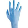 TouchNTuff 92-670 Disposable Gloves, Blue, Nitrile, 4.3mil Thickness, Powder Free, Size 7.5-8, Pack of 100 thumbnail-1