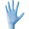 TouchNTuff 92-670 Disposable Gloves, Blue, Nitrile, 4.3mil Thickness, Powder Free, Size 6.5-7, Pack of 100 thumbnail-2