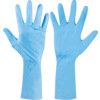 93-163 TouchNTuff Disposable Gloves, Blue, Nitrile, 6.7mil Thickness, Powder Free, Size 9.5-10, Pack of 50 thumbnail-0