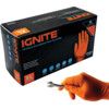 IGNITE ORANGE POWDER-FREE NITRILE GLOVES (M) (BX-100) thumbnail-1