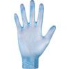 Disposable Gloves, Blue, Vinyl, 20mil Thickness, Powder Free, Size M, Pack of 100 thumbnail-2