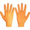 TX925 Disposable Gloves, Orange, Nitrile, 7.8mil Thickness, Powder Free, Size XL, Pack of 100 thumbnail-0