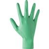 6110PF Disposable Gloves, Green, Nitrile, 4mil Thickness, Powder Free, Size M, Pack of 100 thumbnail-1