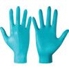 Teal Disposable Gloves, Green, Nitrile, 4.8mil Thickness, Powder Free, Size 7, Pack of 100 thumbnail-0