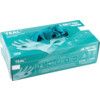 Teal Disposable Gloves, Green, Nitrile, 4.8mil Thickness, Powder Free, Size 7, Pack of 100 thumbnail-3