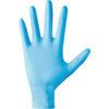 Finite FN100 Disposable Gloves, Blue, Nitrile, 4.7mil Thickness, Powder Free, Size 8.5, Pack of 100 thumbnail-2