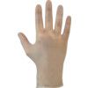 Shield 2 GD47 Disposable Gloves, Clear, Vinyl, 0.8mil Thickness, Powdered, Size XL, Pack of 100 thumbnail-0