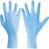 Bodyguard Disposable Gloves, Blue, Nitrile, 4.7mil Thickness, Powder Free, Size L, Pack of 100 thumbnail-0