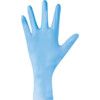 Bodyguard Disposable Gloves, Blue, Nitrile, 4.7mil Thickness, Powder Free, Size M, Pack of 100 thumbnail-2