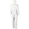 1800-WH Microgard Chemical Protective Coveralls, Disposable, Type 5/6, White, Zipper Closure, 2XL thumbnail-1