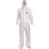 AlphaTec 2500 Ultrasonically Welded Coverall With Hood, XL, White thumbnail-0