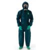 4000-GR Microchem Chemical Protective Coveralls, Disposable, Type 3/4/5, Green, MICROCHEM 4000, Zipper Closure, 2XL thumbnail-0