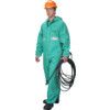 Chemsol Plus, Chemical Protective Boilersuit, Reusable, Type 3/4, Green, Polyester, Closure Hook & Loop, Chest 40-42", M thumbnail-0