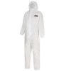 Alphashield 2000CP, Chemical Protective Coveralls, Disposable, Type 5/6, White, Polyethylene/Polypropylene, Chest 84 - 92cm, S thumbnail-0