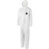 Proshield 60, Chemical Protective Coveralls, Disposable, Type 5/6, White, Polypropylene, Zipper Closure, Chest 49-52", 3XL thumbnail-0