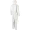 Proshield 60, Chemical Protective Coveralls, Disposable, Type 5/6, White, Polypropylene, Zipper Closure, Chest 39-43", L thumbnail-1