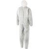 4500W, Chemical Protective Coveralls, Disposable, White, Polypropylene, Zipper Closure, Chest 45-49", 2XL thumbnail-1