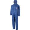 4515B, Chemical Protective Coveralls, Disposable, Type 5/6, Blue, SMS Nonwoven Fabric, Zipper Closure, Chest 43-45", XL thumbnail-0