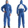 4530, Chemical Protective Coveralls, Disposable, Type 5/6, Blue, SMMS Nonwoven Fabric, Zipper Closure, Chest 39-43", L thumbnail-0