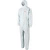 4532+, Chemical Protective Coveralls, Disposable, Type 5/6, White, SMS Nonwoven Fabric, Zipper Closure, Chest 52-55", 4XL thumbnail-0