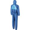 4532+, Chemical Protective Coveralls, Disposable, Type 5/6, Blue, SMS Nonwoven Fabric, Zipper Closure, Chest 39-43", L thumbnail-1