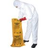 Guard Master +, Chemical Protective Coveralls, Disposable, White, Laminates, Zipper Closure, Chest 40-42", M thumbnail-1