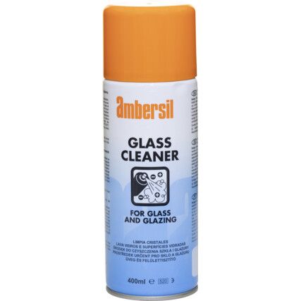 Glass Cleaner, 400ml, Aerosol Spray Can