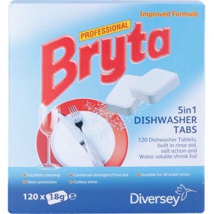 Dishwasher Tablets, 2.16kg, Cleaning, Pack of 120