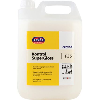 Floor Polish, 5L, Screw Top Bottle