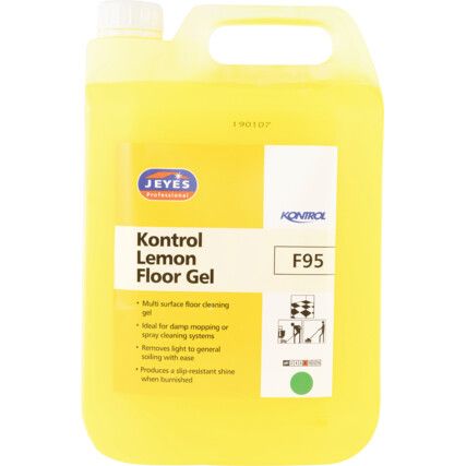 Floor Cleaner, 5L, Screw Top Bottle, Lemon