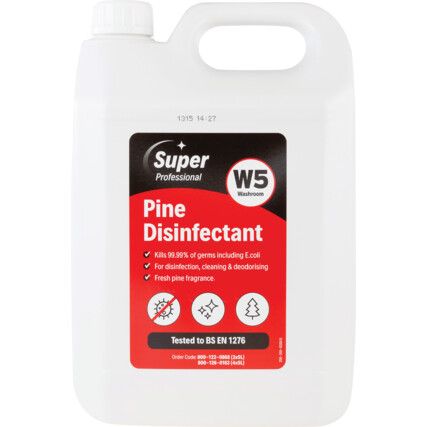 Disinfectant, 5L, Screw Top Bottle, Pine