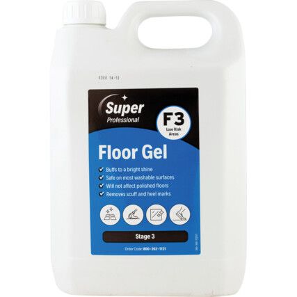 Floor Cleaner, 5L, Screw Top Bottle, Lemon