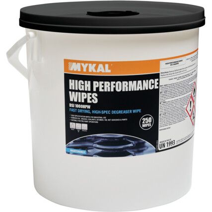 HIGH PERFORMANCE WIPES (TUB-250)