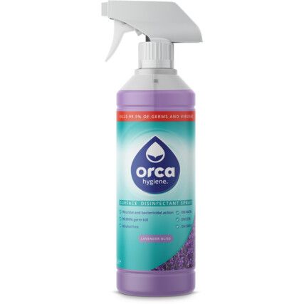 Disinfectant, 1L, Spray Bottle, Lavender