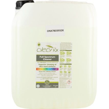 Multi Surface Cleaner, 20L, Screw Top Bottle, Concentrated, Fragrance Free